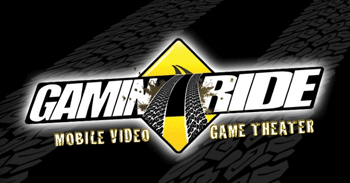 Gamin Ride Mobile Video Game Theater Logo